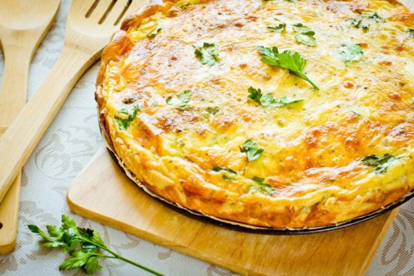 quiche sans pâte au thon légère